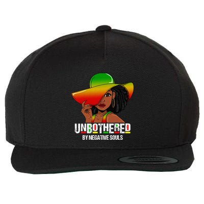Black Queen African American Ladies Curly Natural Afro Wool Snapback Cap