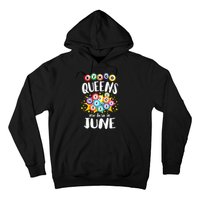 Bingo Queens Are Born In June Bingo Lover Player Hoodie