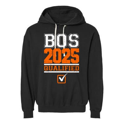 Boston Qualified Annual Race 2025 For Marathon Gift Garment-Dyed Fleece Hoodie
