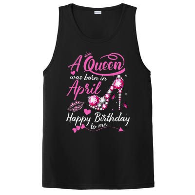 Black Queens are Born in April Wo Birthday Gift PosiCharge Competitor Tank