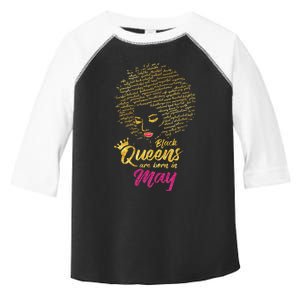 Black Queens Are Born In May Birthday for Wo Toddler Fine Jersey T-Shirt