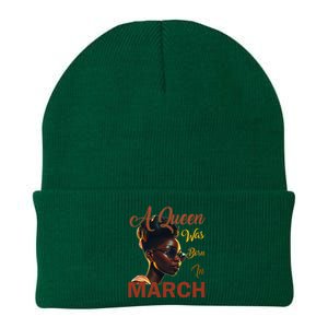 Black Queens are Born in March Birthday Gifts Wo Knit Cap Winter Beanie