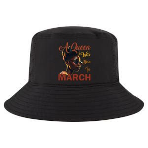 Black Queens are Born in March Birthday Gifts Wo Cool Comfort Performance Bucket Hat