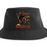 Black Queens are Born in March Birthday Gifts Wo Sustainable Bucket Hat