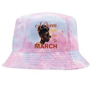 Black Queens are Born in March Birthday Gifts Wo Tie-Dyed Bucket Hat