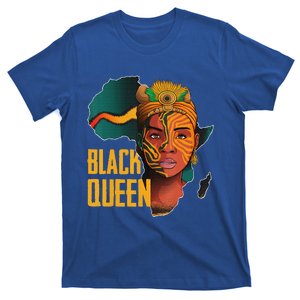 Black Queen Afro Melanin African Women Black History T-Shirt