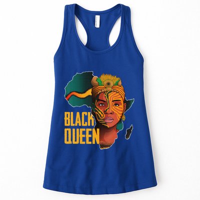 Black Queen Afro Melanin African Women Black History Womens Tank Top