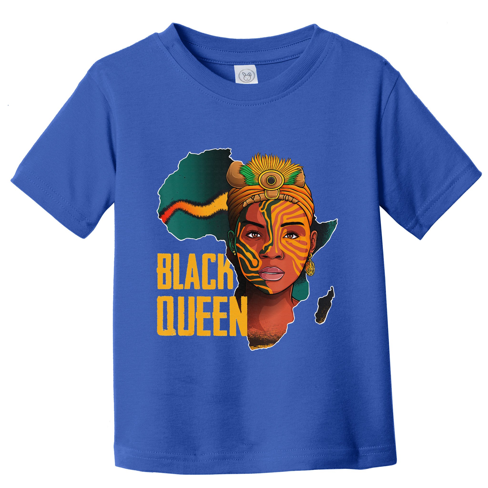 Black Queen Afro Melanin African Women Black History Toddler T-Shirt