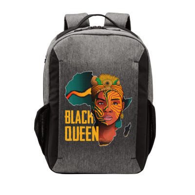 Black Queen Afro Melanin African Women Black History Vector Backpack