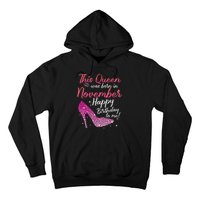 Black Queens Are Born In November Birthday Hoodie