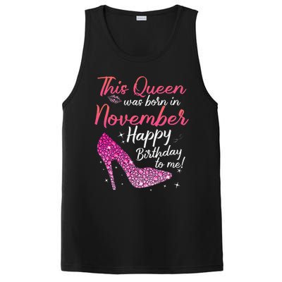 Black Queens Are Born In November Birthday PosiCharge Competitor Tank