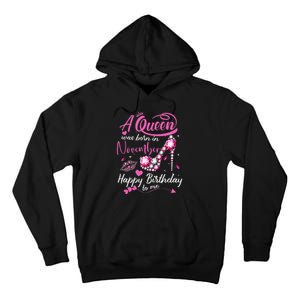 Black Queens Are Born In November Birthday Tall Hoodie