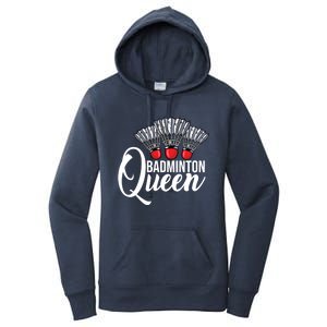 Badminton Queen Badminton Player Shuttlecock Sports Smash Gift Women's Pullover Hoodie