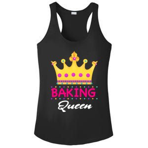 Baking Queen Baker Mom Funny Gift Ladies PosiCharge Competitor Racerback Tank