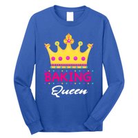 Baking Queen Baker Mom Funny Gift Long Sleeve Shirt