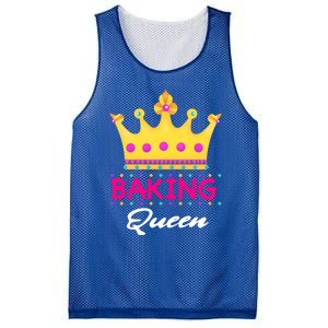 Baking Queen Baker Mom Funny Gift Mesh Reversible Basketball Jersey Tank