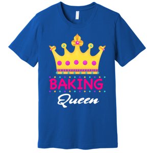 Baking Queen Baker Mom Funny Gift Premium T-Shirt