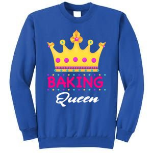 Baking Queen Baker Mom Funny Gift Tall Sweatshirt