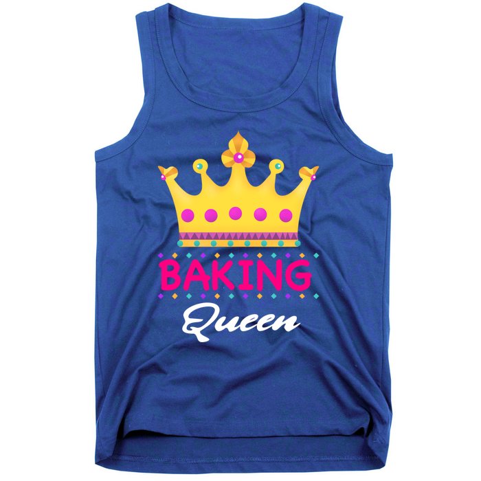 Baking Queen Baker Mom Funny Gift Tank Top