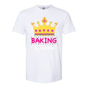 Baking Queen Baker Mom Funny Gift Softstyle CVC T-Shirt