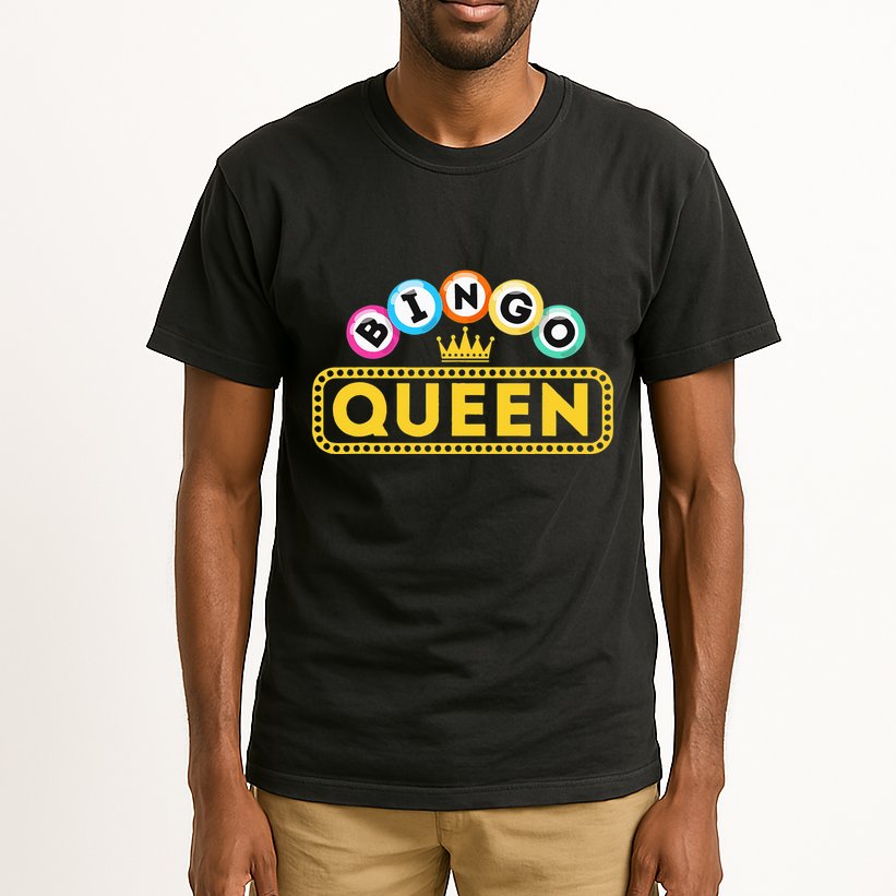 Bingo Queen Bingo Lover Gambler Gambling Tall T-Shirt