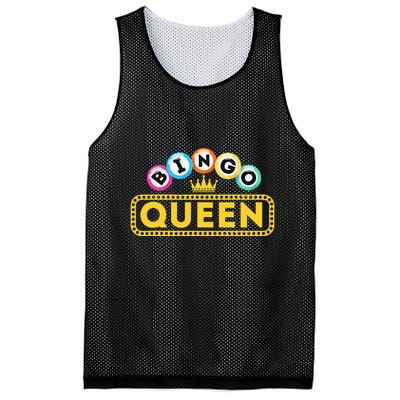 Bingo Queen Bingo Lover Gambler Gambling Mesh Reversible Basketball Jersey Tank