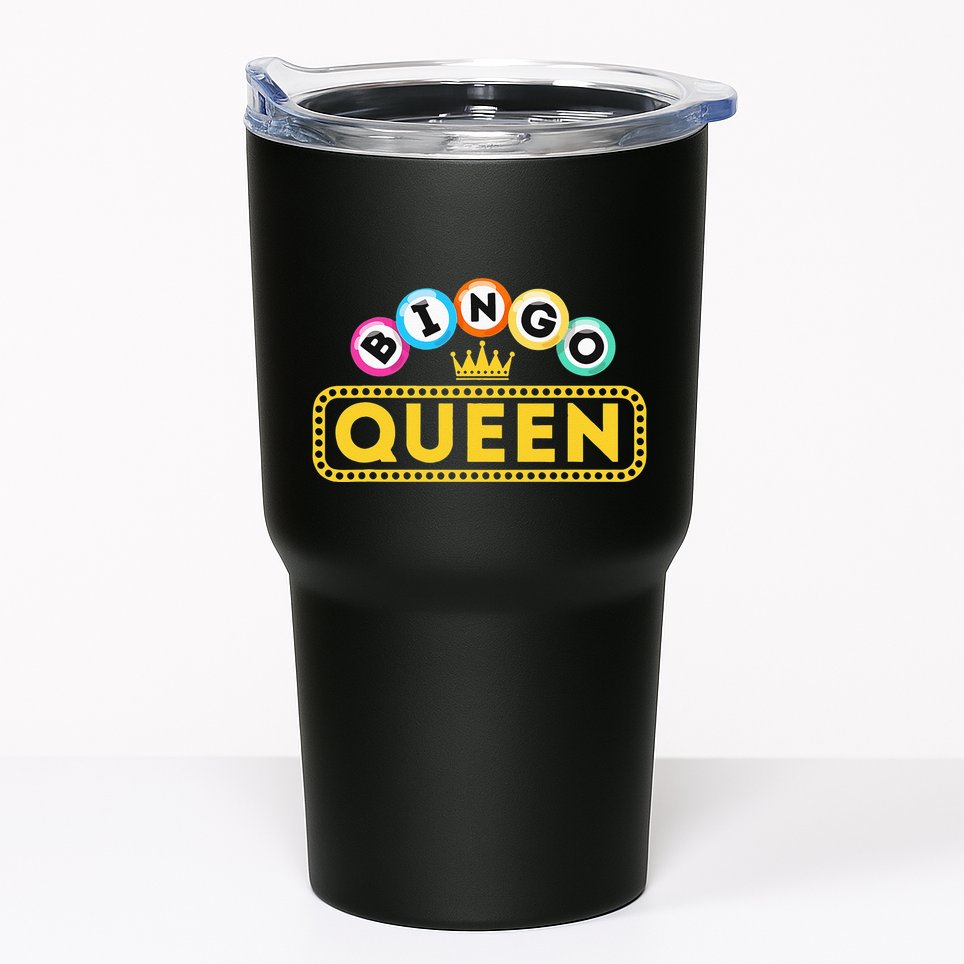 Bingo Queen Bingo Lover Gambler Gambling Tumbler
