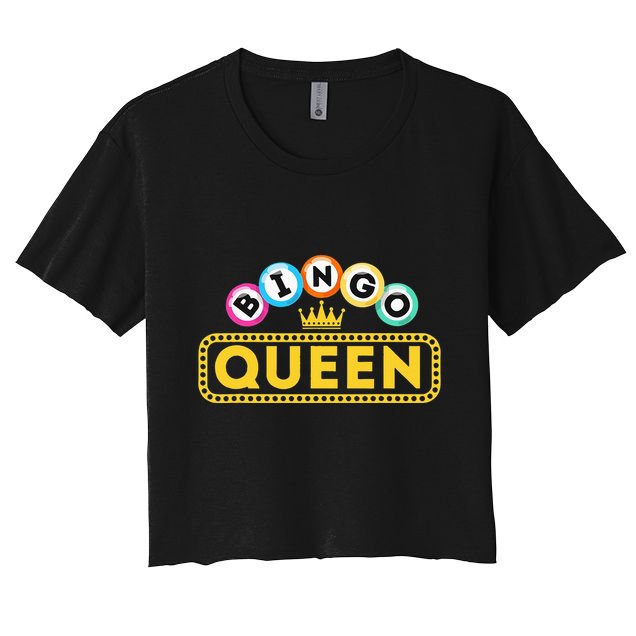 Bingo Queen Bingo Lover Gambler Gambling Crop Top