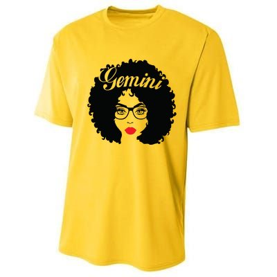 Black Queen Birthday Gifts Red Lips Afro Diva Gemini Zodiac Performance Sprint T-Shirt