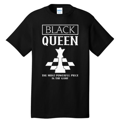 Black Queen Beautiful African American Woman Afro Queen Tall T-Shirt