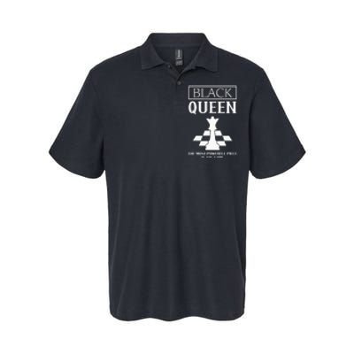 Black Queen Beautiful African American Woman Afro Queen Softstyle Adult Sport Polo