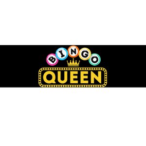 Bingo Queen Bingo Lover Gambler Gambling Bumper Sticker