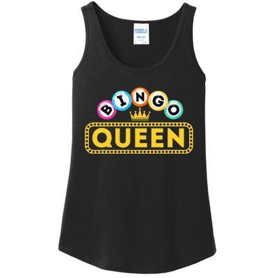 Bingo Queen Bingo Lover Gambler Gambling Ladies Essential Tank