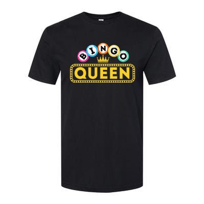 Bingo Queen Bingo Lover Gambler Gambling Softstyle® CVC T-Shirt