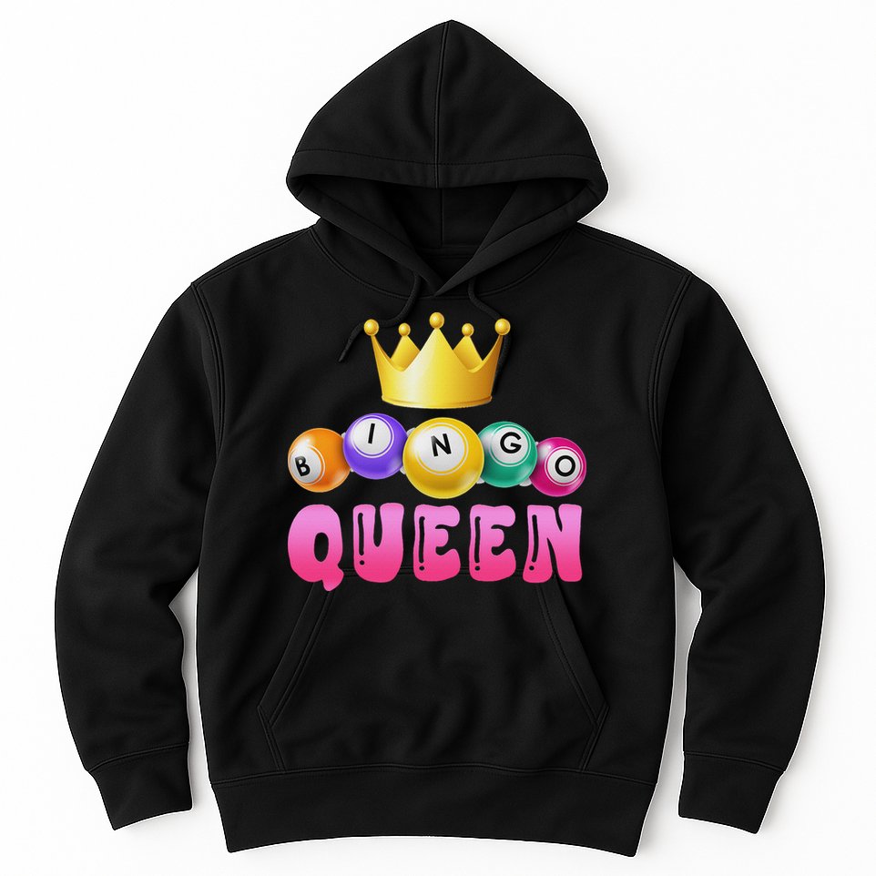 Bingo Queen Bingo Player Bingo Lover Bingo Hoodie