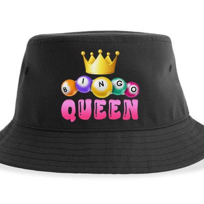 Bingo Queen Bingo Player Bingo Lover Bingo Sustainable Bucket Hat
