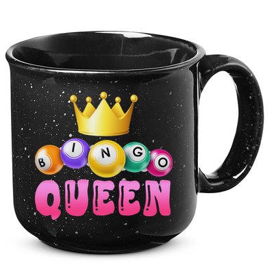 Bingo Queen Bingo Player Bingo Lover Bingo 15oz Campfire Ceramic Mug