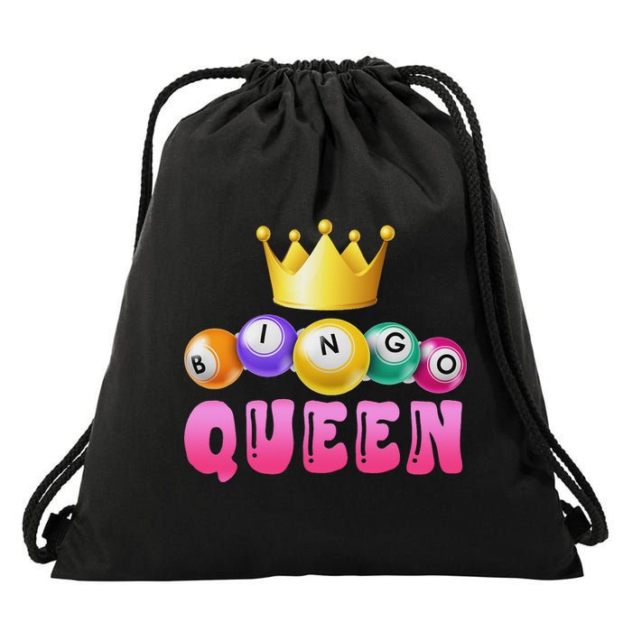 Bingo Queen Bingo Player Bingo Lover Bingo Drawstring Bag
