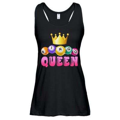Bingo Queen Bingo Player Bingo Lover Bingo Ladies Essential Flowy Tank