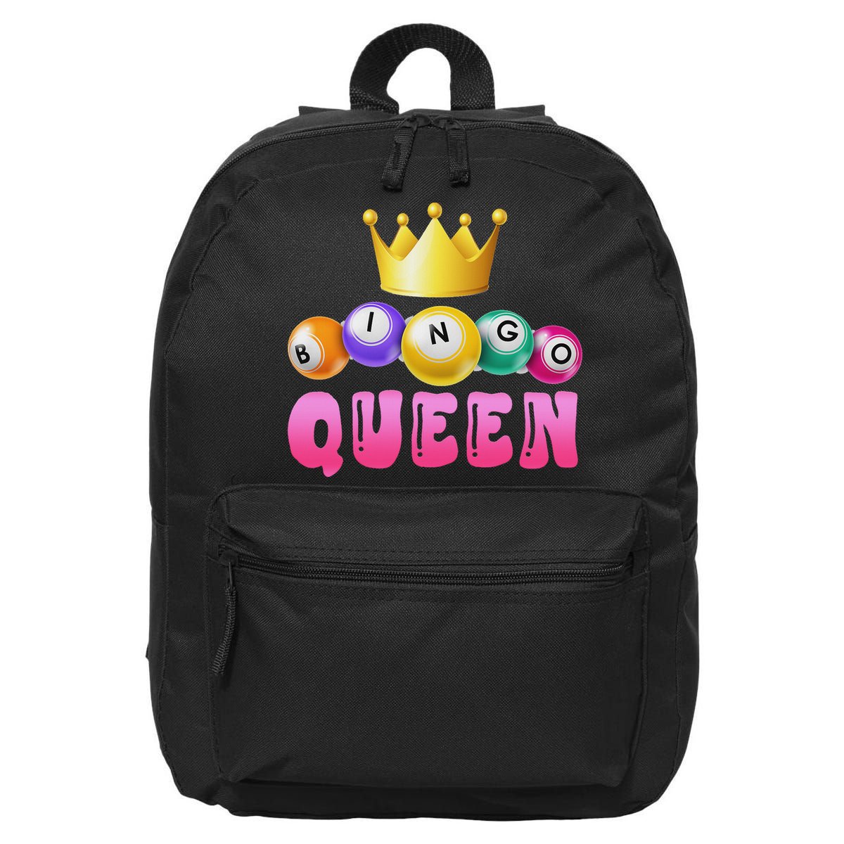 Bingo Queen Bingo Player Bingo Lover Bingo 16 in Basic Backpack