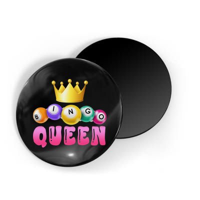 Bingo Queen Bingo Player Bingo Lover Bingo Magnet