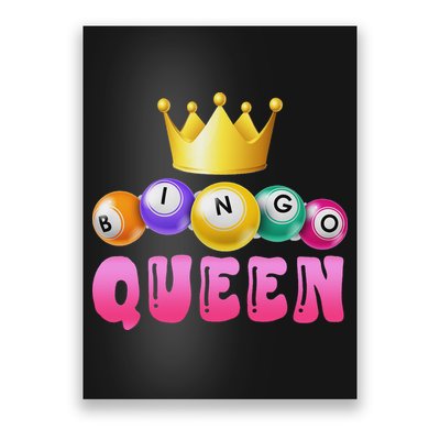 Bingo Queen Bingo Player Bingo Lover Bingo Poster