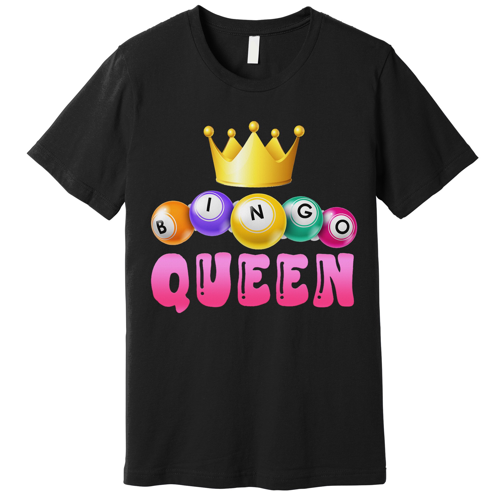 Bingo Queen Bingo Player Bingo Lover Bingo Premium T-Shirt