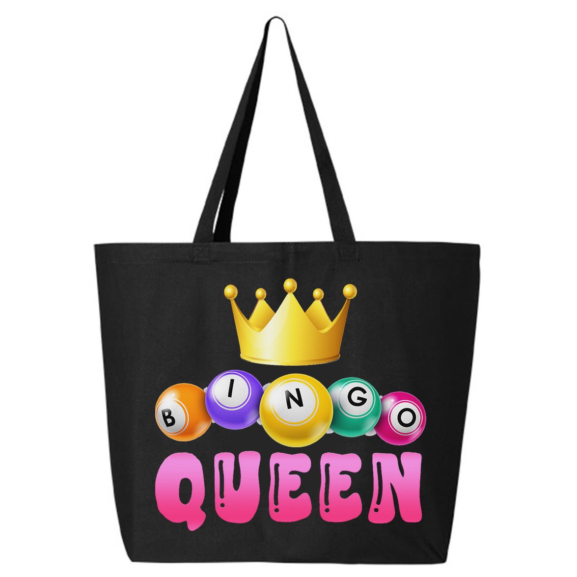 Bingo Queen Bingo Player Bingo Lover Bingo 25L Jumbo Tote