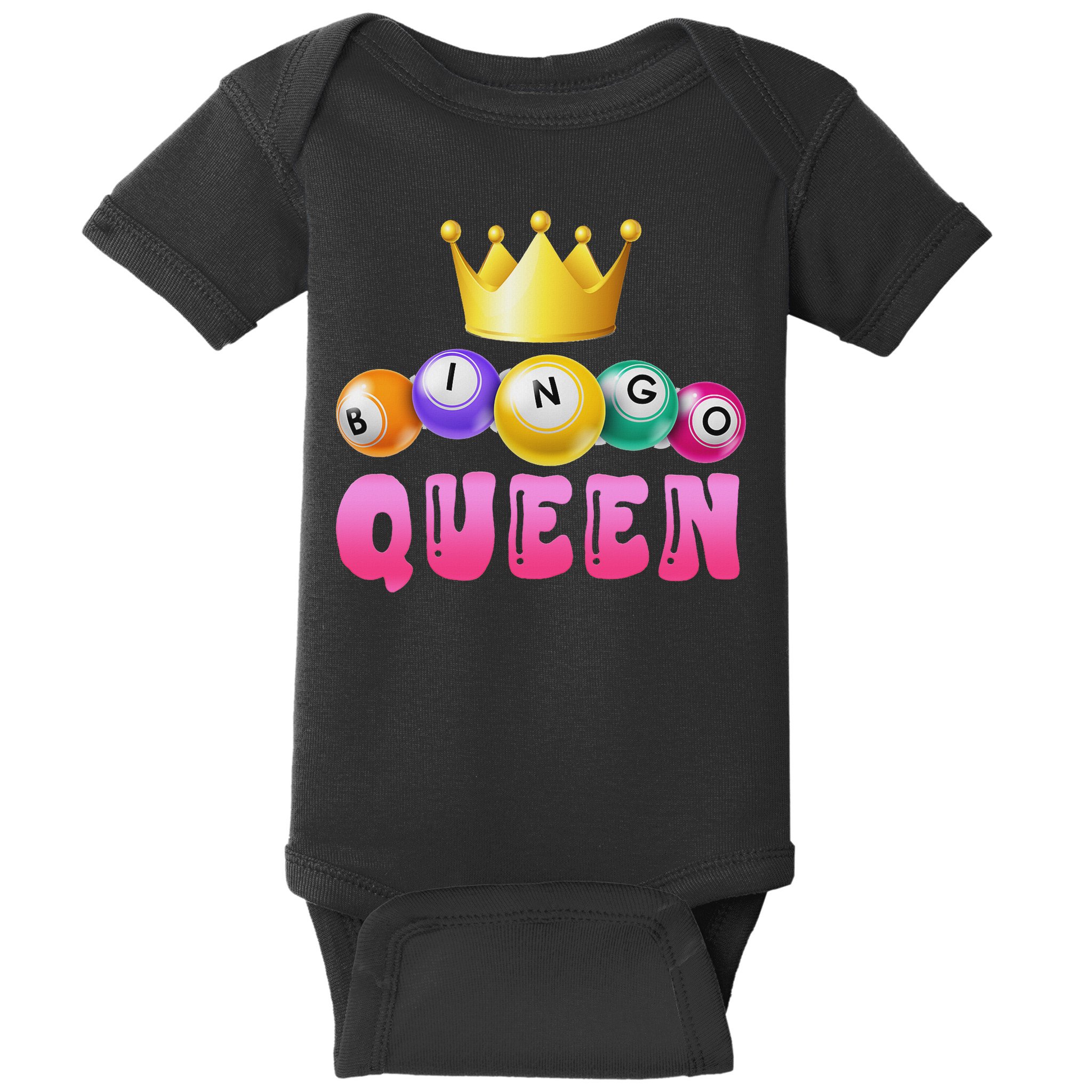 Bingo Queen Bingo Player Bingo Lover Bingo Baby Bodysuit