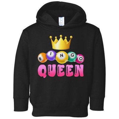 Bingo Queen Bingo Player Bingo Lover Bingo Toddler Hoodie