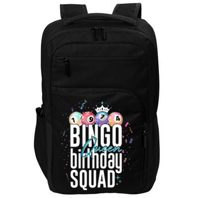 Bingo Queen Birthday Squad Impact Tech Backpack