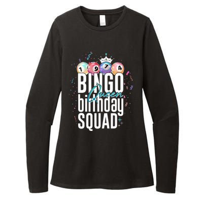 Bingo Queen Birthday Squad Womens CVC Long Sleeve Shirt