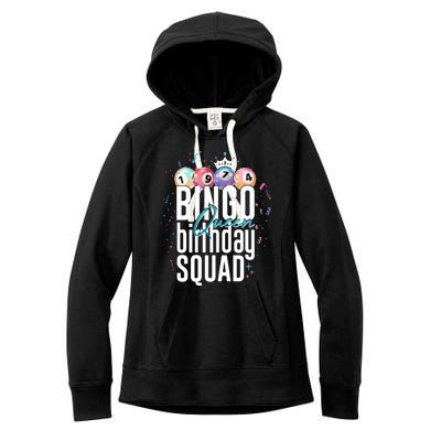 Bingo Queen Birthday Squad Women's Fleece Hoodie