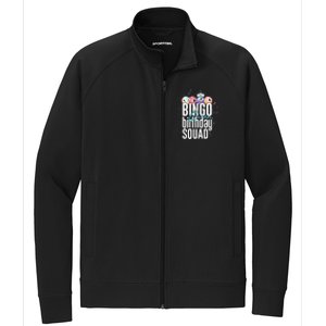 Bingo Queen Birthday Squad Stretch Full-Zip Cadet Jacket